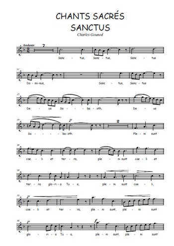 Chants sacrés 8. Sanctus